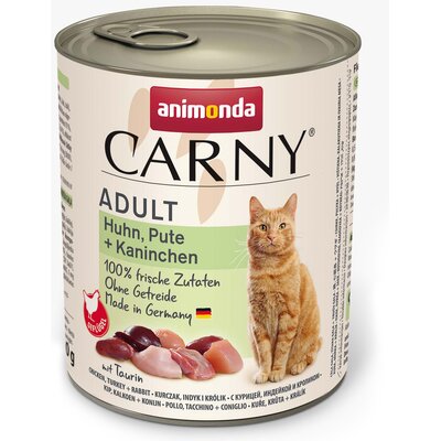 Animonda Carny Carny Adult Kurczak + Indyk + Królik puszka 400g MS_15763