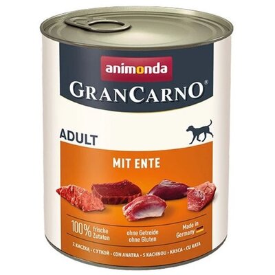 Animonda GranCarno Orginal Adult puszki wieprzowina z kaczką 800 g