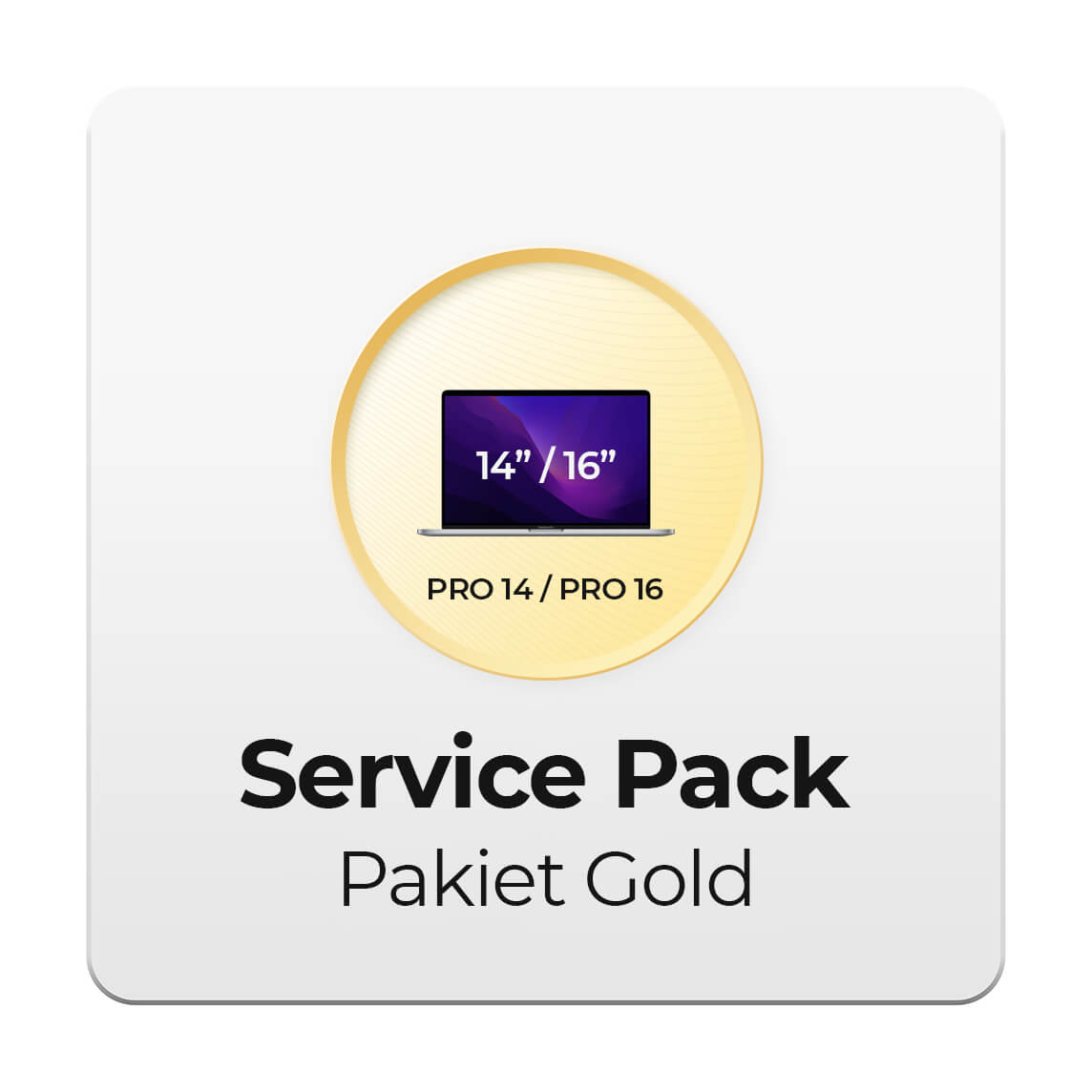 Service Pack - Pakiet Gold 24 MC do Apple MacBook Pro 14 i Pro 16