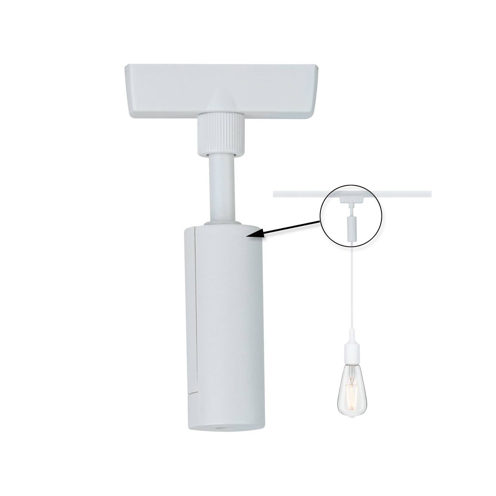 Paulmann URail adapter Universal, 50W, biały