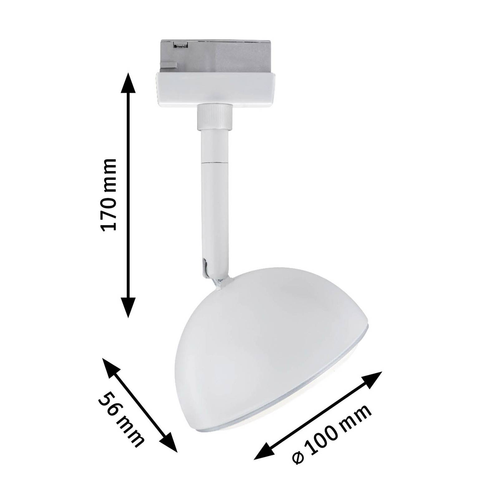 Paulmann URail Hemi spot LED 3 000 K biały