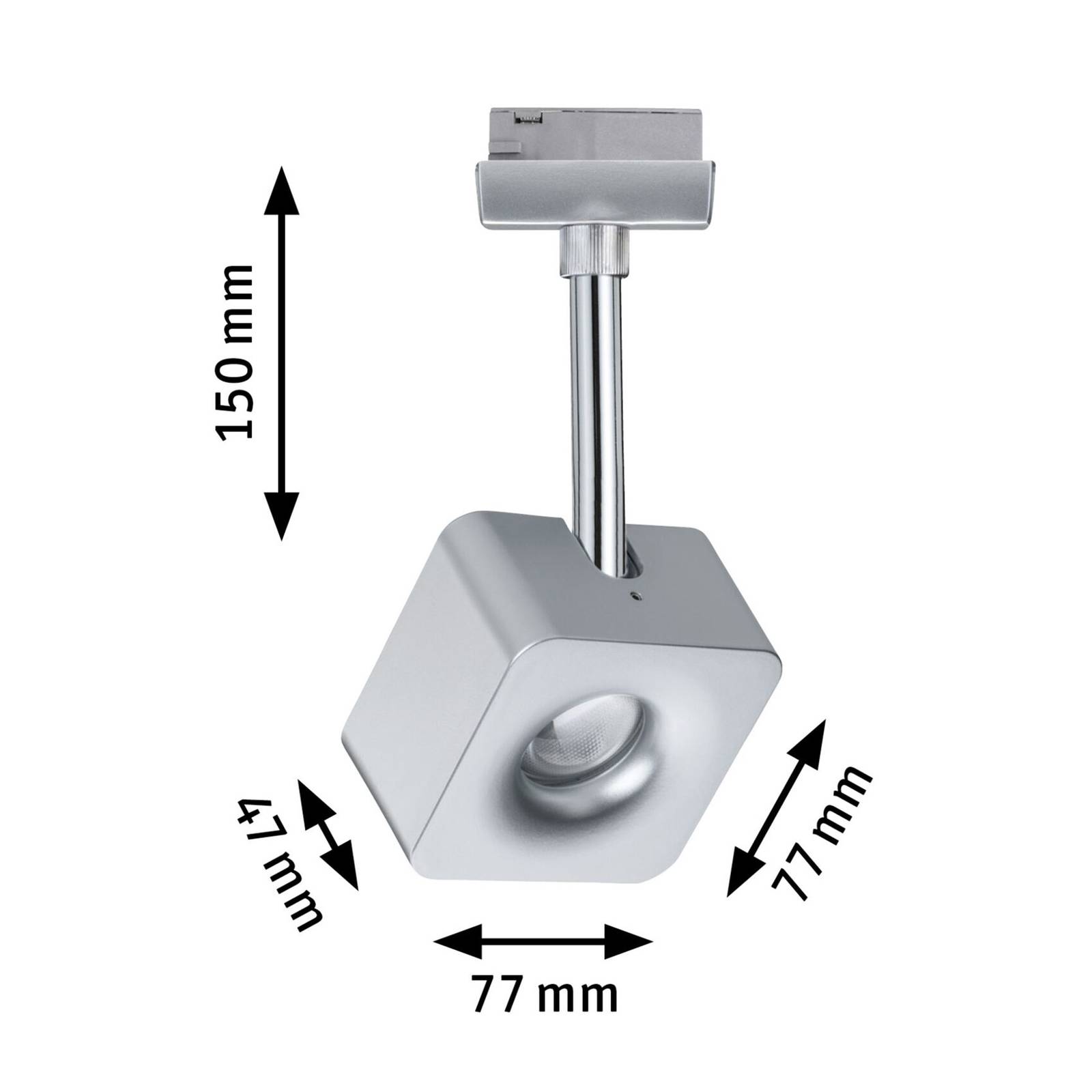 Paulmann URail Cube spot LED 2 700 K chrom