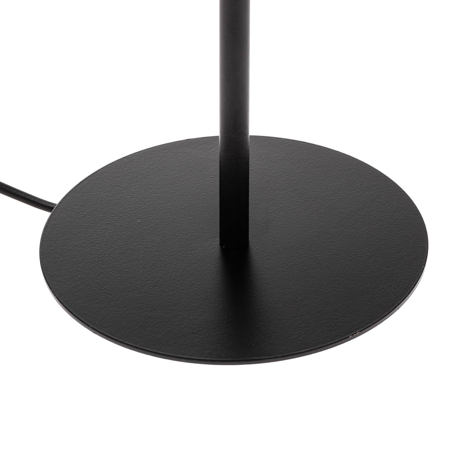 Luminex Lampa stołowa Arden bez klosza, czarna, wysokość 44 cm