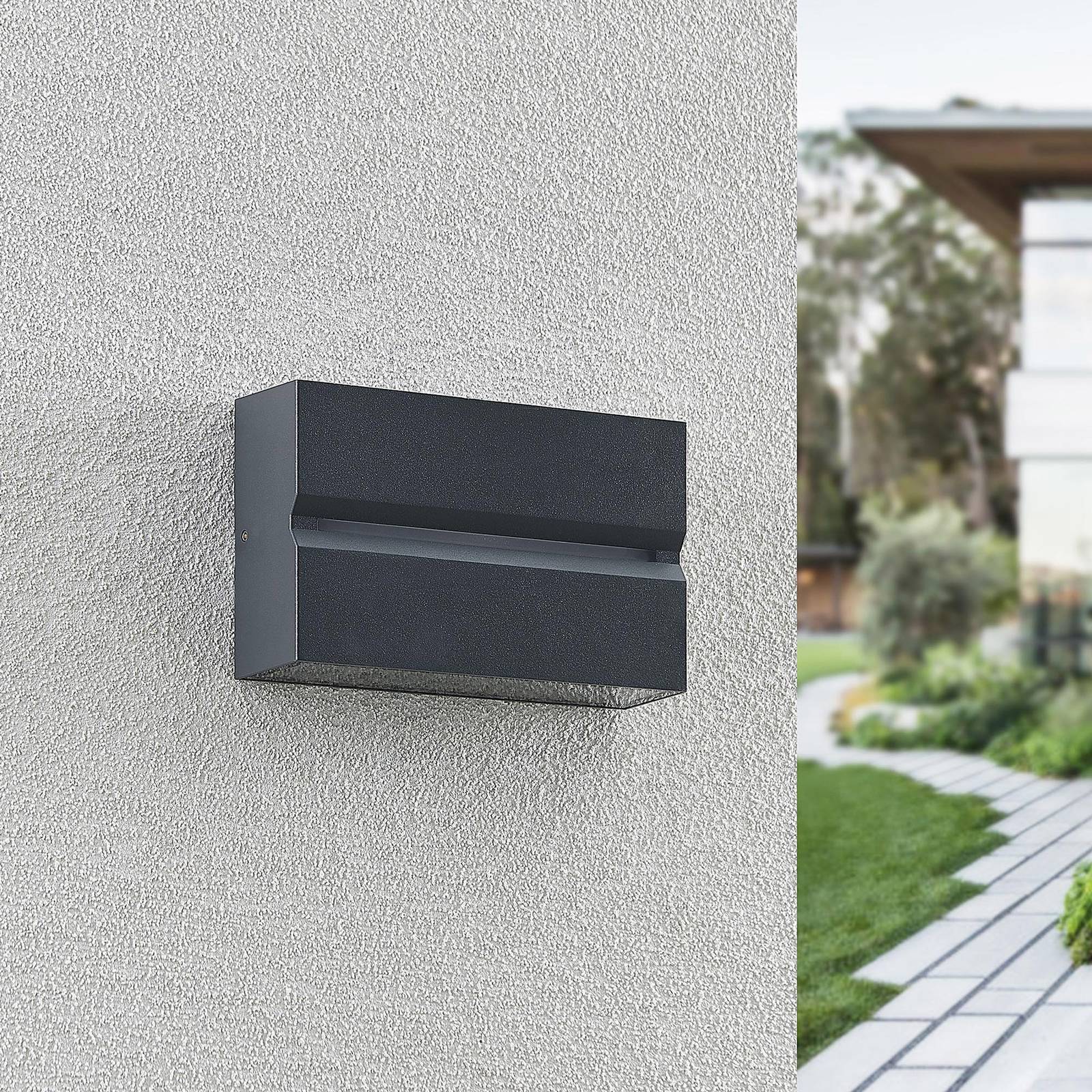 Prios Itarion kinkiet zewnętrzny LED przezroczysty