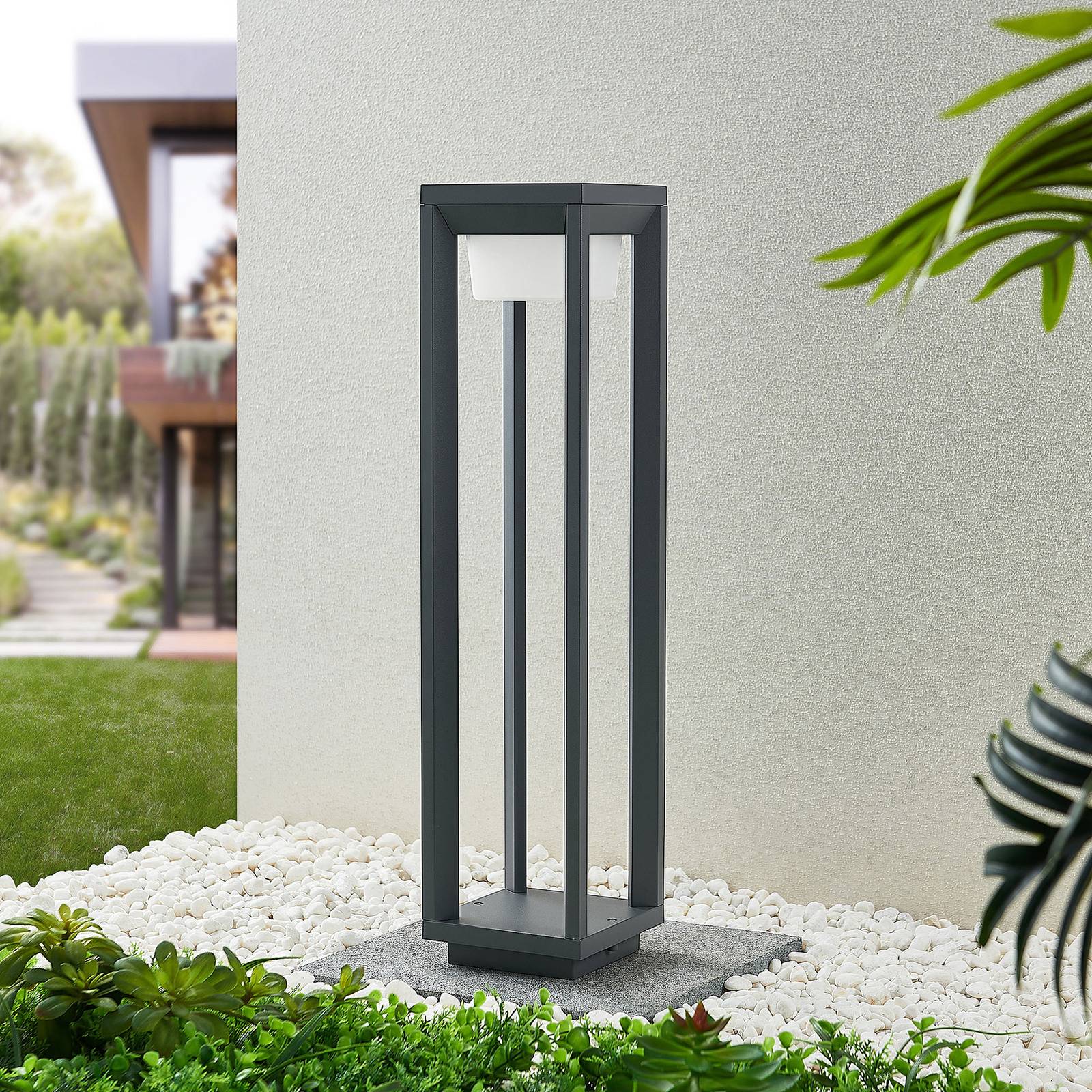 Prios Gamion słupek ogrodowy LED z aluminium, 60cm