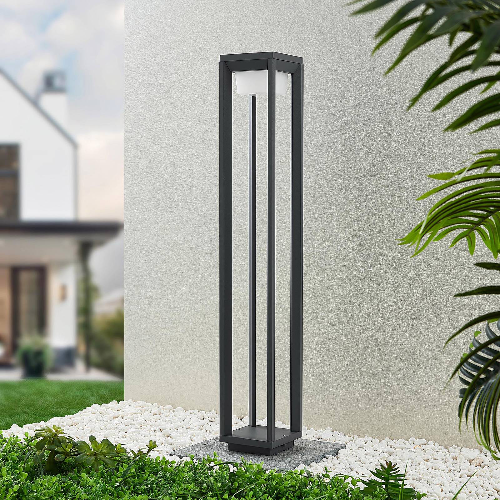 Prios Gamion słupek ogrodowy LED, aluminium, 90cm