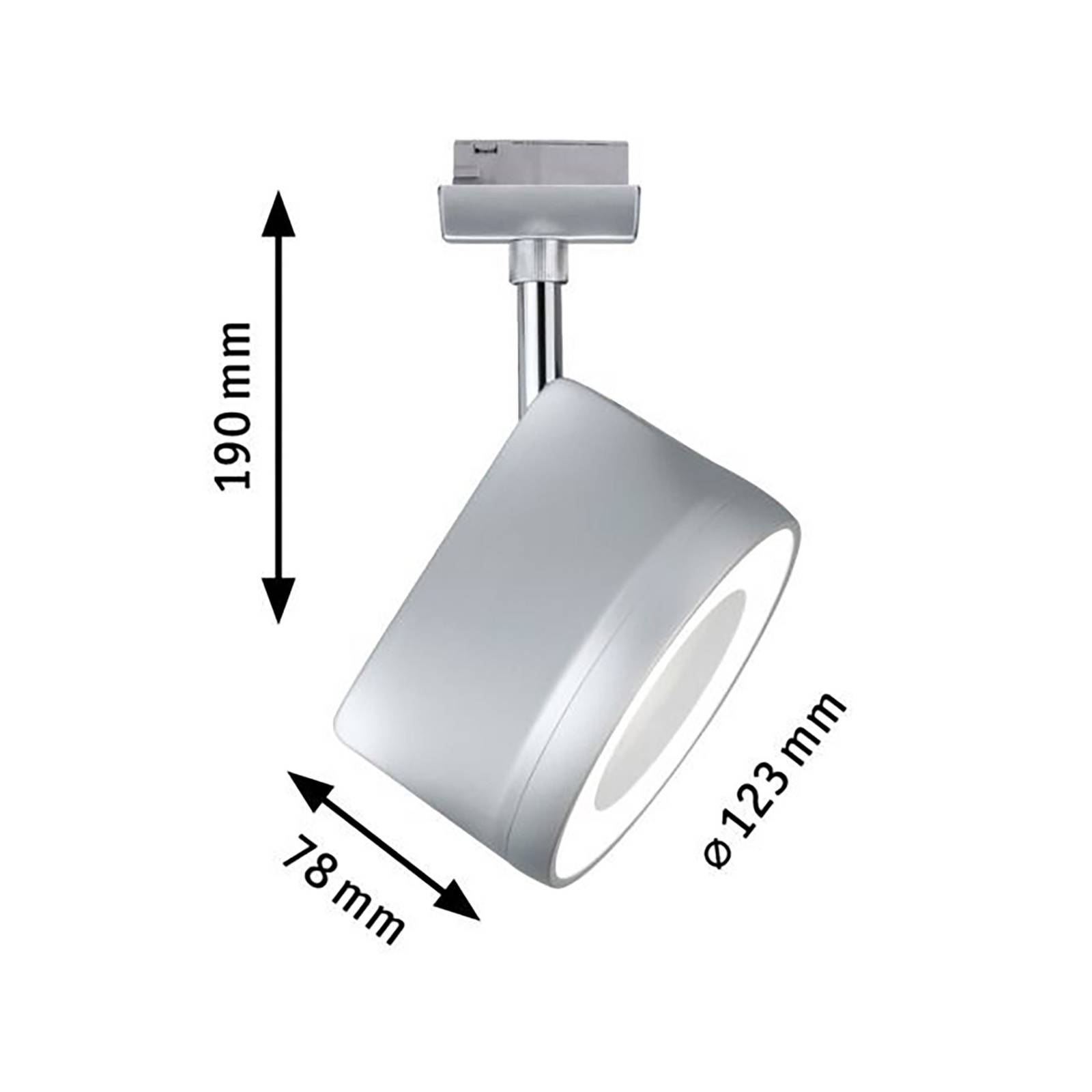 Paulmann URail Arena spot LED chrom 4 000 K