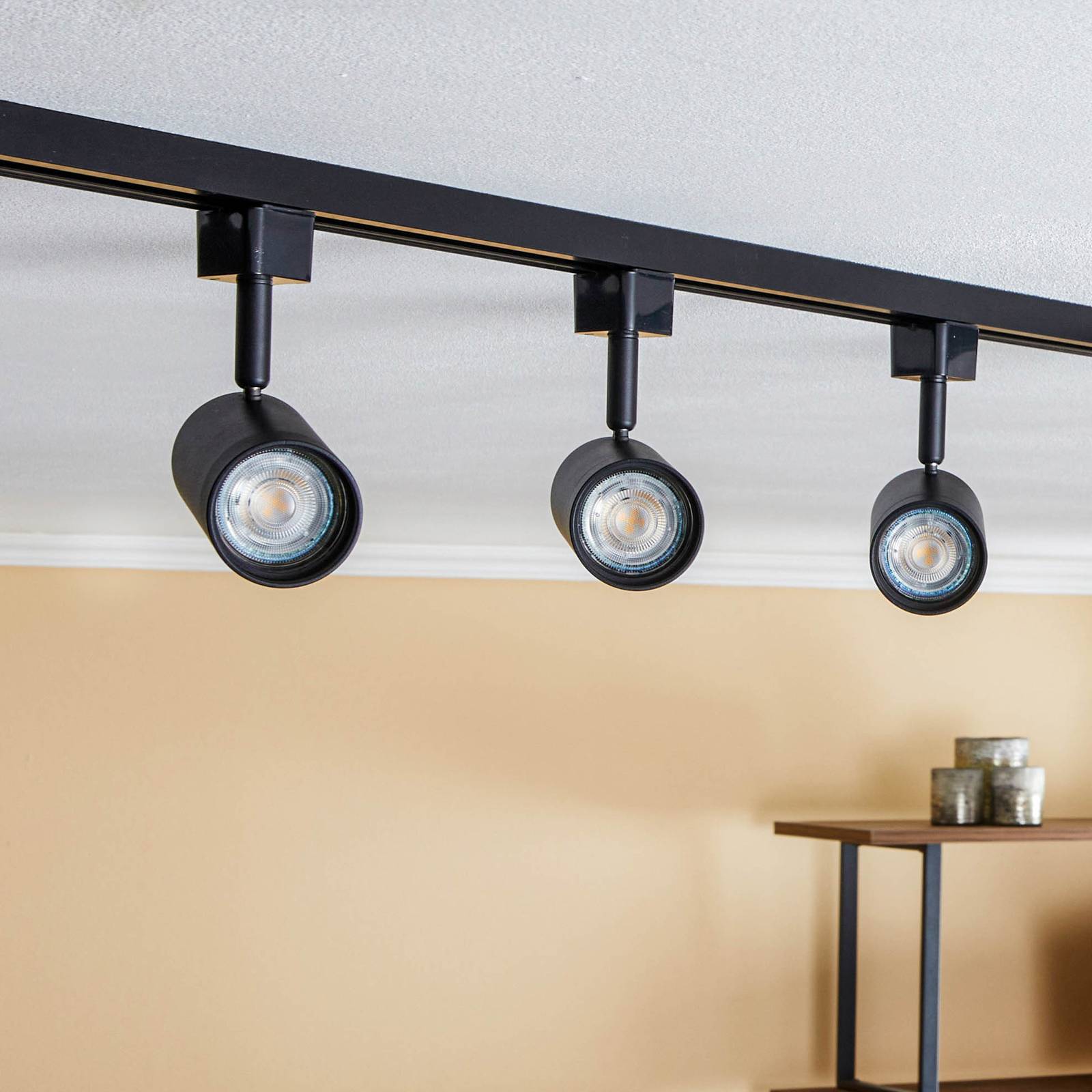 Prios Jorell 1-fazowy system szynowy 3-punktowy czarny