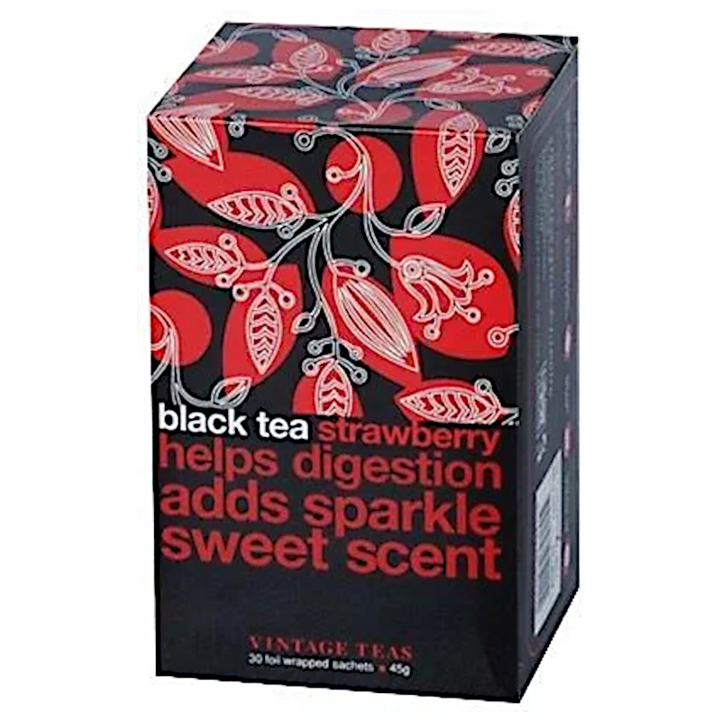 Vintage Teas black tea strawberry 30 torebek