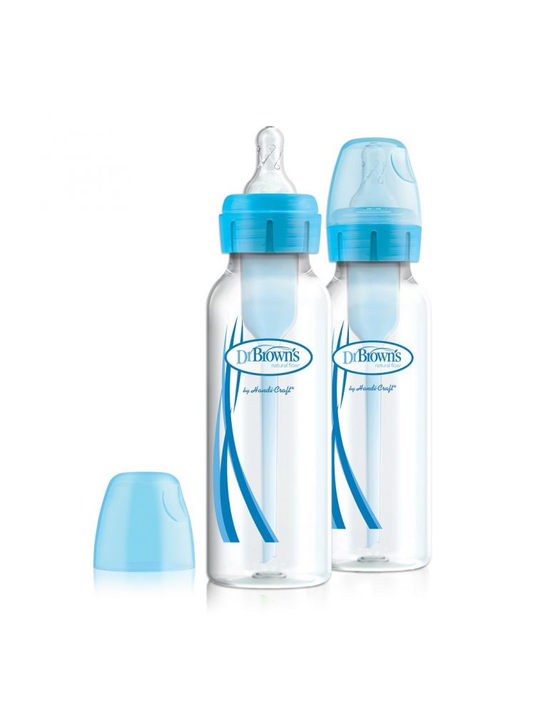 Dr Brown's Butelka standard Options+ 250ml 2 pak niebieska