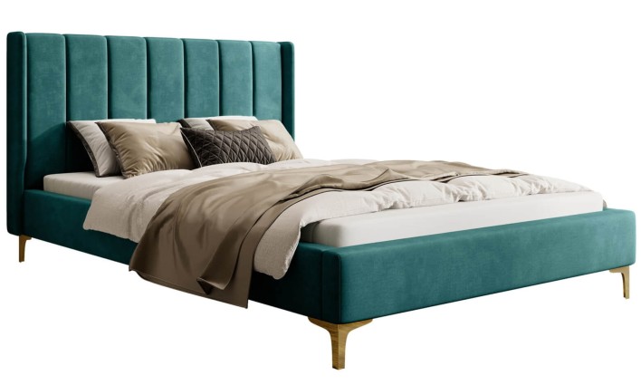 Łóżko tapicerowane SF971 180x200 zielone