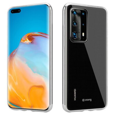 Crong Etui Crystal Slim Cover na Huawei P40 Pro (przezroczysty) CRG-CRSLIM-HP40P-TRS