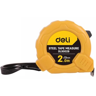 NoName Miara zwijana Deli Tools EDL9002B 2m/13mm żółta EDL9002B