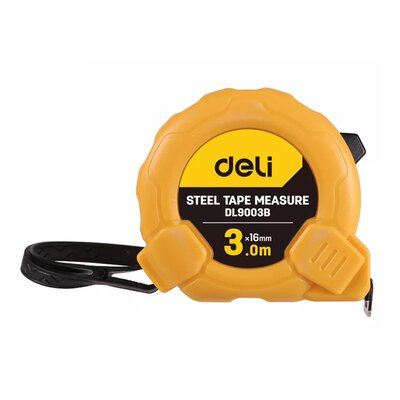 NoName Miara zwijana Deli Tools EDL9003B 3m/16mm żółta EDL9003B