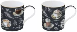 Easy Life BARISTA Zestaw 2óch kubków w kolorowym pudełku 350 ml