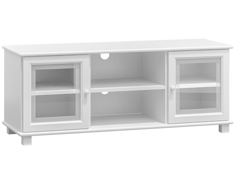 Stolik RTV sosnowy nr2 s118 biały