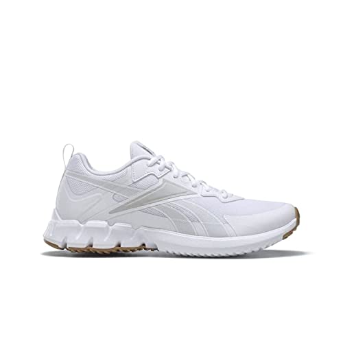 Reebok Męskie trampki Ztaur Run II, obuwie białe, gumowe-04/czysty szary 2, 44, Obuwie biała guma Reebok 04 Pure Grey 2, 44 EU