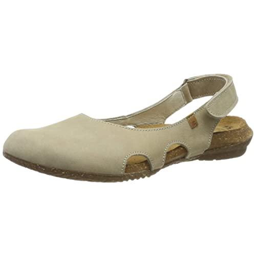 El Naturalista N413 sandały damskie zamknięte, beżowy - Beige Piedra - 41 EU