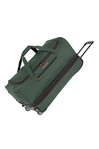 Travelite Basics torba podróżna na kółkach, 70 cm, ciemnozielony, 70 cm, torba podróżna na kółkach