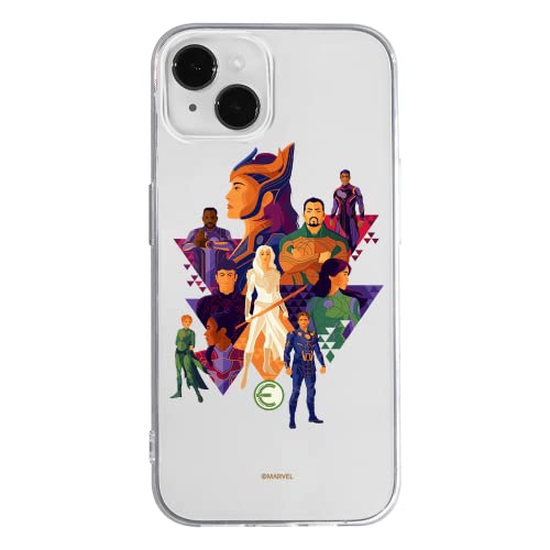 ERT GROUP etui na telefon Apple Iphone 14, case oryginalny i oficjalnie licencjonowany przez Marvel, wzór Eternals 007, optymalnie dopasowane, plecki z TPU cześciowo przeźroczyste