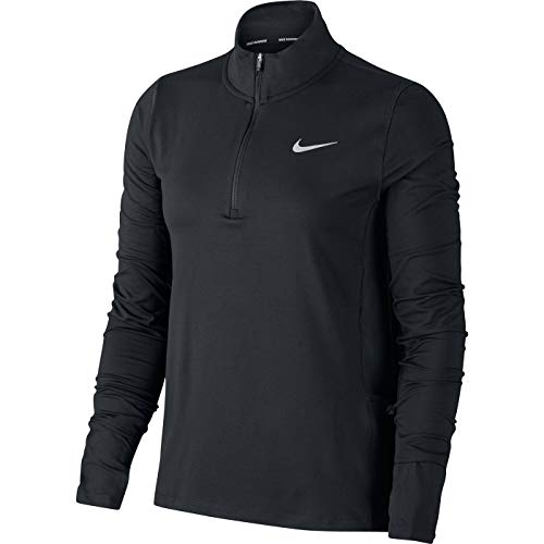 Nike Damska koszulka do biegania z zamkiem błyskawicznym na półkę