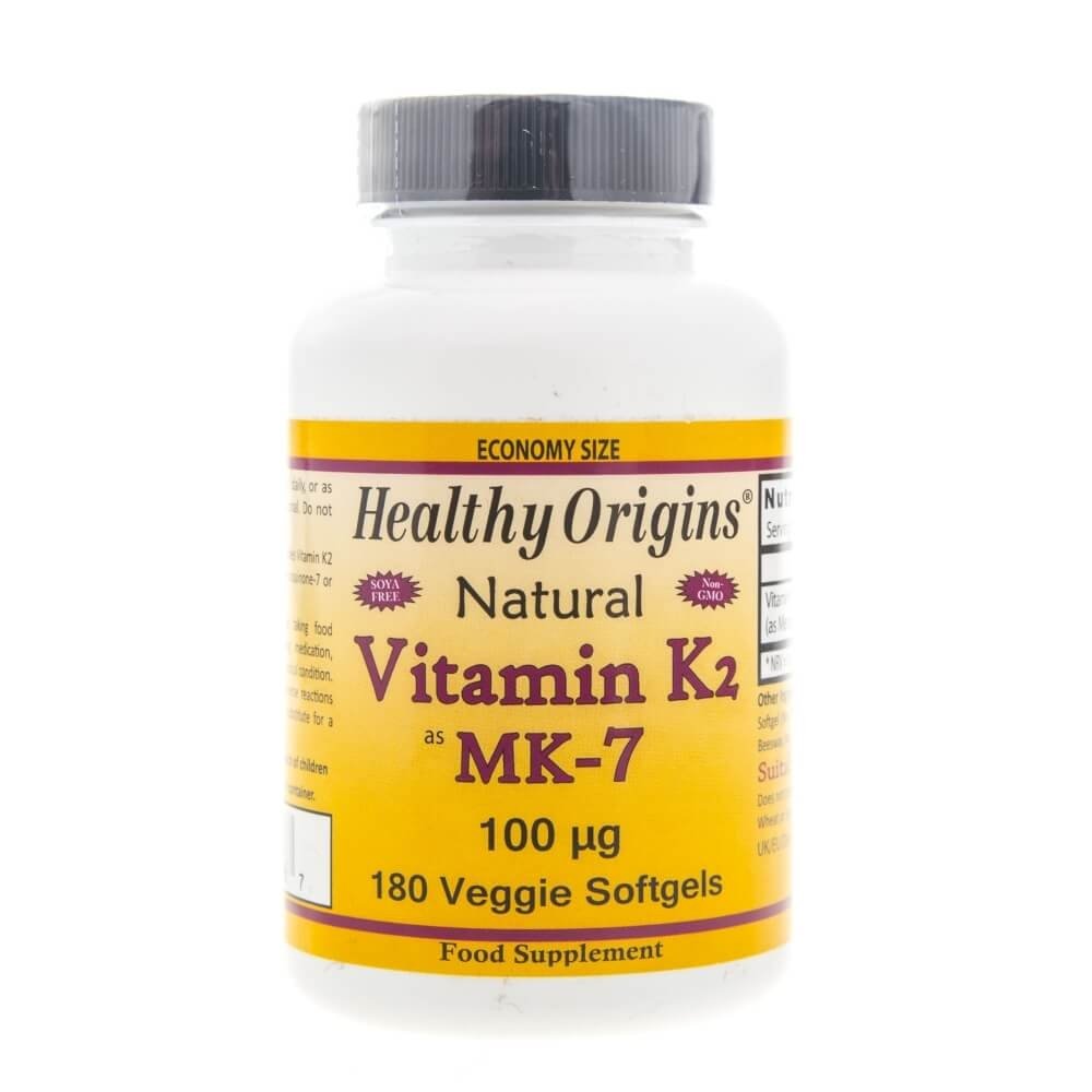 Healthy Origins Healthy Origins Witamina K2 MK-7 100 mcg - 180 kapsułek