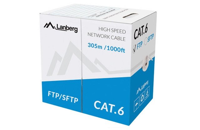 Kabel LAN LANBERG FTP kat-6, 305 m