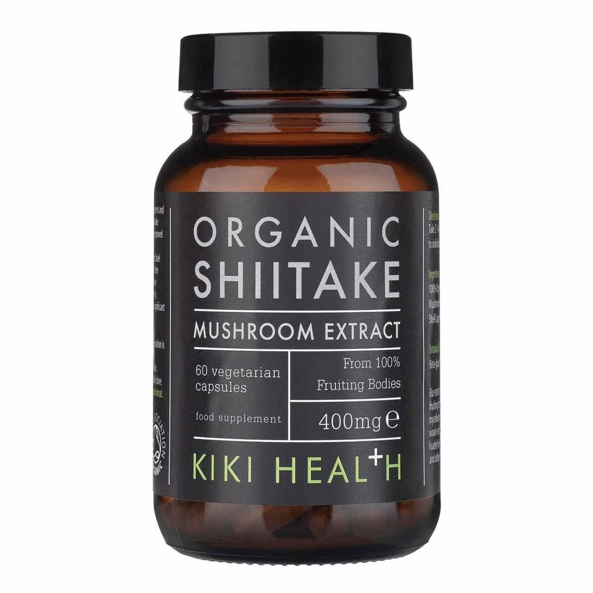 Kiki Health EKO grzyb Shitake (Shiitake) 400 mg (60 kaps.)