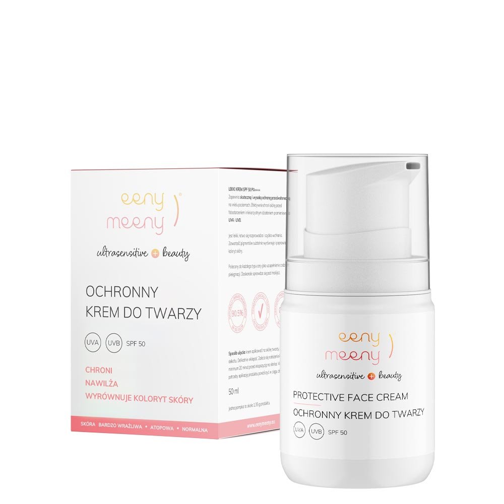 Zdjęcia - Kremy i toniki Eeny Meeny - Protective Face Cream - Ochronny krem do twarzy - SPF50 - 50