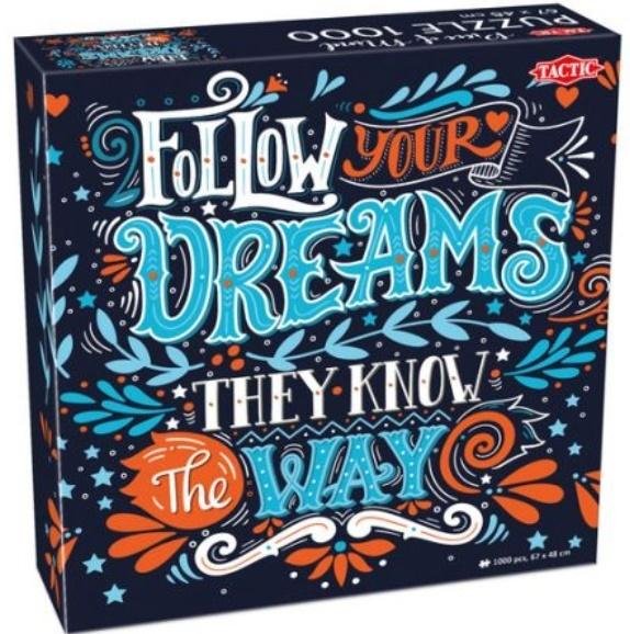 Tactic Puzzle Follow Your Dreams Piece of Mind 1000 -