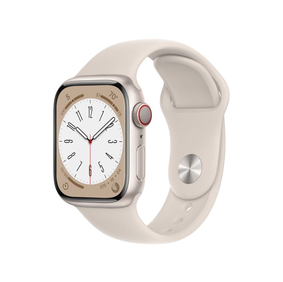 Apple Watch Series 8 GPS+Cellular 41mm Aluminium MNHY3WB/A Beżowy