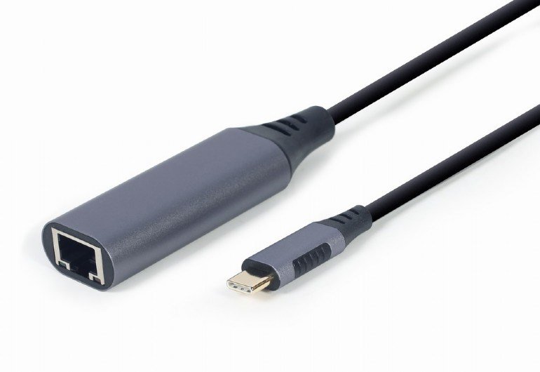 Gembird Adapter USB-C 3.0 męski do LAN żeński A-USB3C-LAN-01