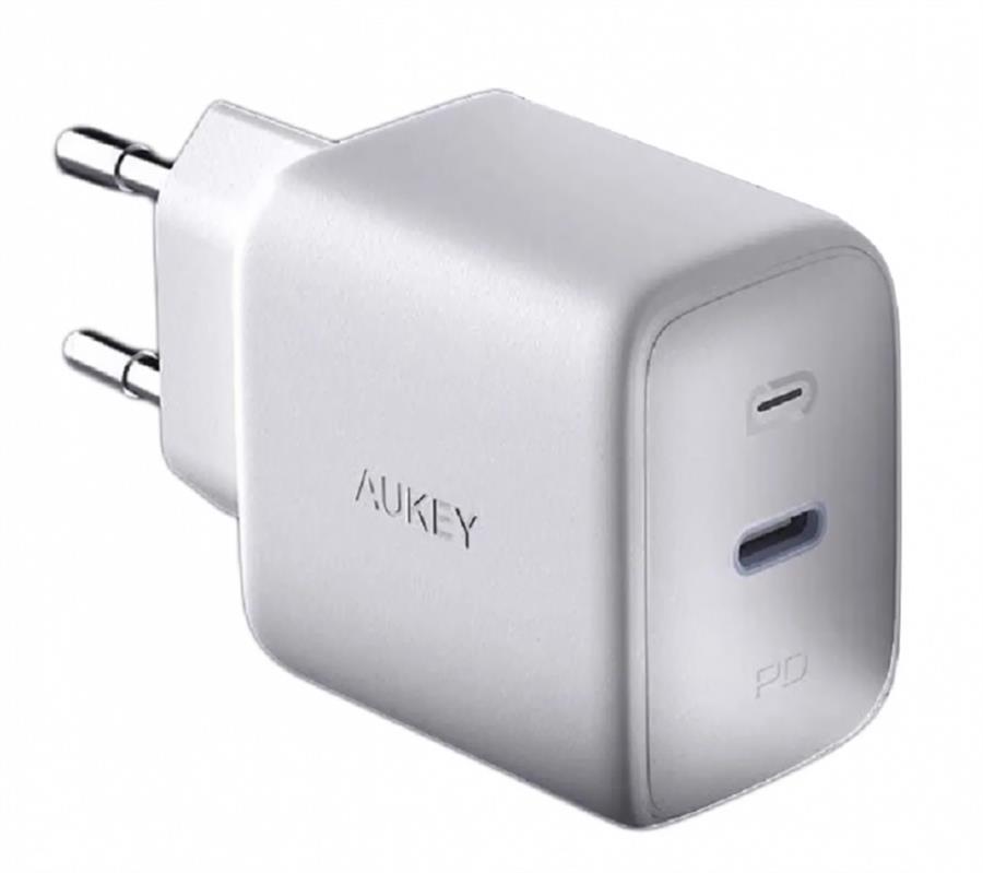 Aukey PA-B2 White Omnia GaN ładowarka sieciowa 1xUSB-C 61W Power Delivery 3.0 3A