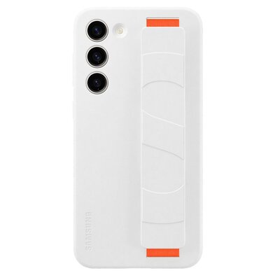 Samsung Etui Silicone Grip Cover do Galaxy S23+ EF-GS916TWEGWW Biały