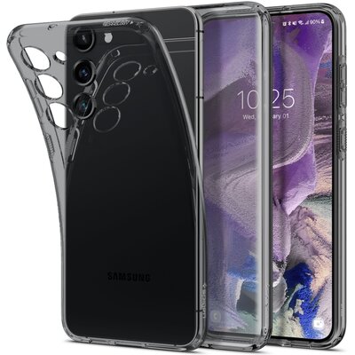 Spigen Etui Liquid Crystal do Samsung Galaxy S23 Przezroczysto-szary