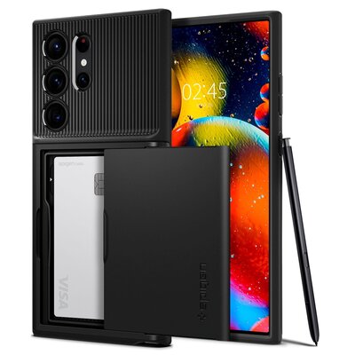 Spigen Etui Slim Armor CS do Samsung Galaxy S23 Ultra Czarny