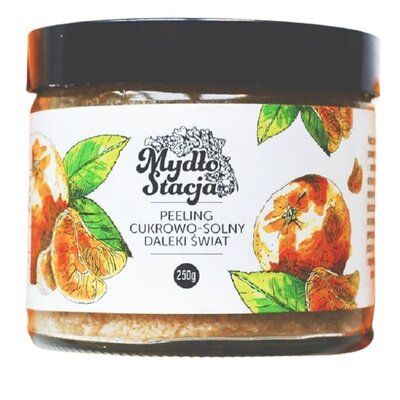 Mydło Stacja Peeling cukrowo-solny do ciała  Daleki Świat