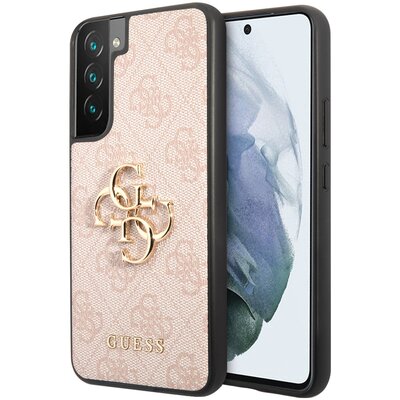 Guess GUHCS23M4GMGPI S23+ S916 różowy/pink hardcase 4G Big Metal Logo