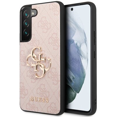 Guess GUHCS23S4GMGPI S23 S911 różowy/pink hardcase 4G Big Metal Logo