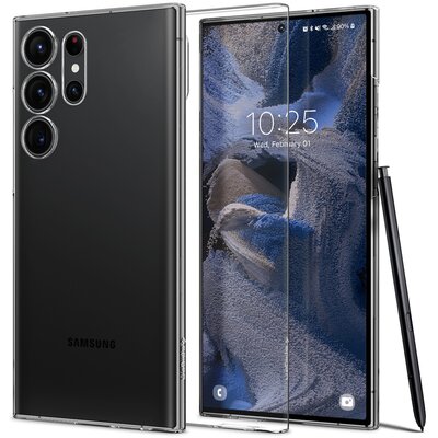 Spigen Etui AirSkin do Samsung Galaxy S23 Ultra Przezroczysty