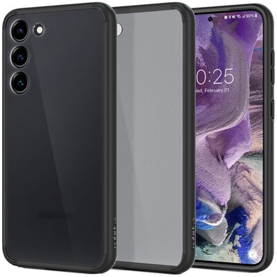 Spigen Etui Ultra Hybrid do Samsung Galaxy S23 Czarno-przezroczysty