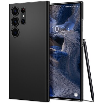 Spigen Etui AirSkin do Samsung Galaxy S23 Ultra Czarny