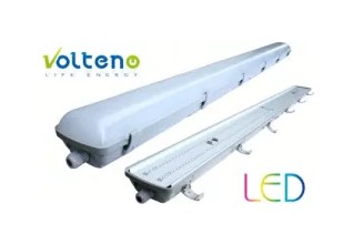 Oprawa hermetyczna LED 150cm 25W b.zimna 6500K (2000lm) wbudowane diody LED IP65 VOLTENO