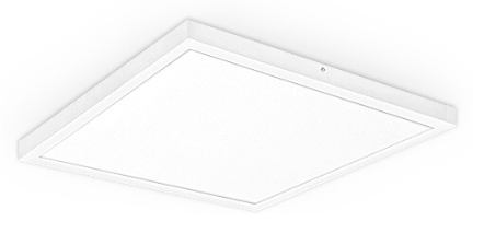 Panel LED 600 natynkowy 4500lm 50W b.neutralna 4000K 600x600x38mm obudowa biała klosz mleczny XELENT 60 IP40 BRILUM ELGO