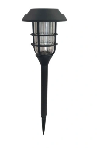 Lampka solarna LED wbijana KRATKA czarna 11,8x11,8x42,7 IP54 Volteno