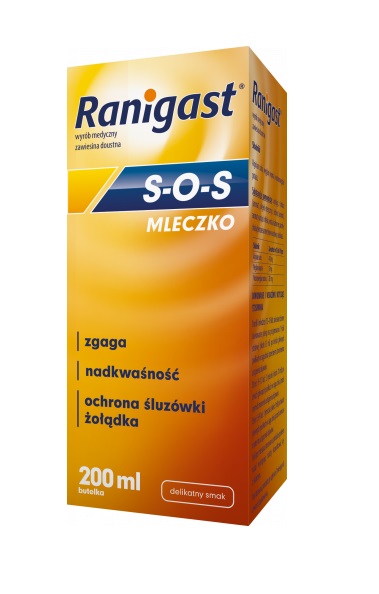 Polpharma Ranigast SOS mleczko 200 ml
