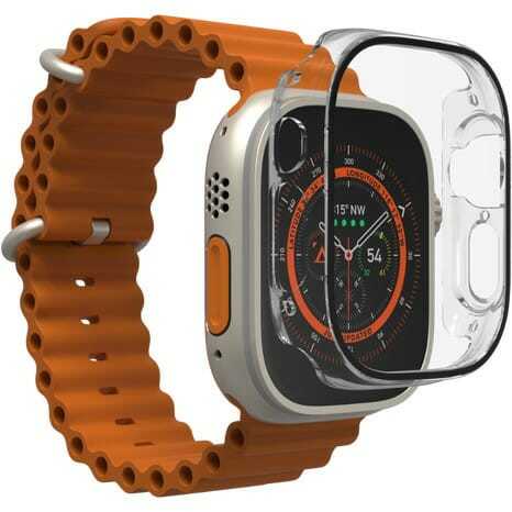 Zagg Szkło ochronne z bumperem Glass Elite Apple Watch Ultra 49 mm przezroczyste