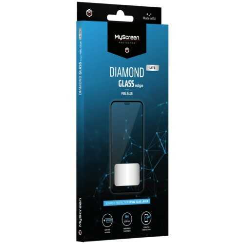 MyscreenProtector Szkło Diamond Lite Glass Edge Full Glue do Galaxy S22 Plus, czarna ramka