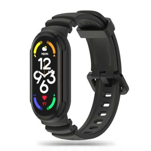 Zdjęcia - Pasek do smartwatcha / smartbanda Tech-Protect ICONBAND HYBRID XIAOMI MI SMART BAND 5 / 6 / 6 NFC / 7 BLACK 