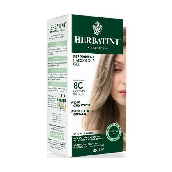 Herbatint Farba 150ml, Herbatint Farba 150ml: 8C Jasny Popielaty Blond SZYBKA WYSYŁKA